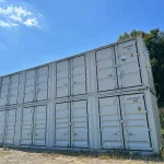 40ft High Cube 4-Door Open Side Shipping Container – One Trip Easy Access Container