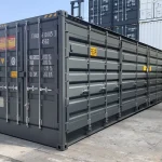 40ft High Cube Side Opening Double Door Shipping Container – New One Trip Multi-Access Container