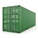 45ft High Cube Shipping Container – One Trip Extra Long Storage Container Green