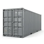 45ft High Cube Shipping Container – One Trip Extra Long Storage Container Grey