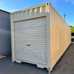 40ft Refurbished Shipping Container with Full-Width Roller Door – Secure Storage Unit
