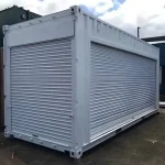 20ft High Cube Container with Electric Full Side Roller Door – Wind & Watertight Secure Storage
