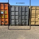 40ft Double Door Shipping Container with Internal Shelving – Used Storage Container