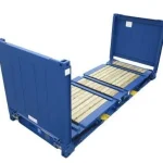 20ft Collapsible Flat Rack Shipping Container – Heavy-Duty Oversized Cargo Platform